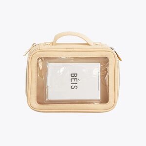Beis on the go essential case cosmetic bag beige